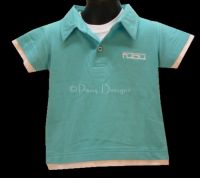 FUBU Collection AQUA BLUE Shirt Boys Sz 2T NWT